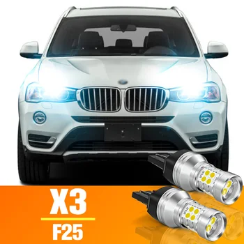 2pcs LED Daytime Running Light Bulb Acessórios DRL Para BMW X3 F25 2010 2011 2012 2013 2014 2015 2016 2017