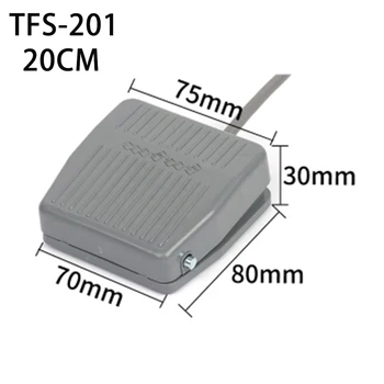Interruptor de pé TFS-201 interruptor de pedal comutador para reposição do fio de 220V10A
