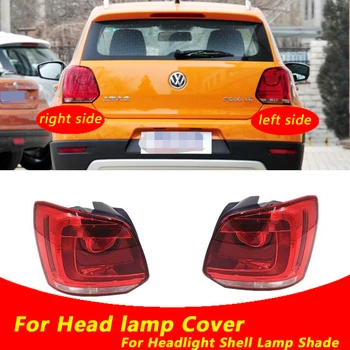 Use a Volkswagen VW Polo 2012-2013 Transparente Tampa do Farol máscara de Lâmpada da Cauda do Farol Shell Abajur Lente shell