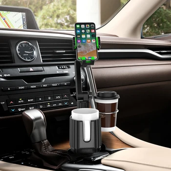 Universal de 360 Graus do Telefone do Carro de Montagem Ajustável Gooseneck Copa do Titular do Stand Auto Clip de suporte para Telefone Celular GPS para o iPhone Novo