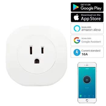 16A Smart wi-Fi Velas utilizado nos EUA, Canadá, Japão e Casa Inteligente sem Fio wi-Fi Tomada por Alexa Inicial do Google