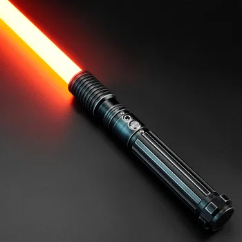 THYSABER punho de Metal pesado duelo de sabres de luz suave swing RGB 12 cores Forçar a mudança FX FOC Blaster Brinquedos Jedi Espada Laser
