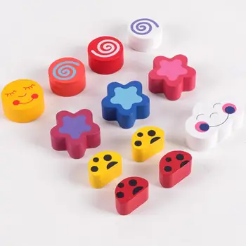 Forma de Jogo de Quebra-cabeça Lisa Superfície Durável Bebê Forma de Correspondência Início Educativos Brinquedos de Madeira Jigsaw 3D Jogo de Correspondência 1 Conjunto