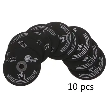 10pcs Circular Resina rebolo Lâminas de Serra de disco de Corte Disco Para Corte de Metais