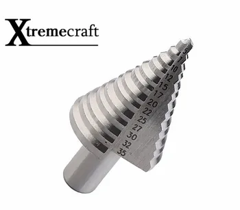 Xtremecraft 1PC 5-35mm Passo Broca 6542 Metal de Perfuração de Aço de Alta Velocidade de Madeira Ferramenta 5,7,10,12,15,17,20,22,25,27,30,32,35