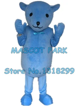 urso azul da mascote do traje personalizado tamanho adulto do personagem de banda desenhada cosply carnaval fantasia 3209