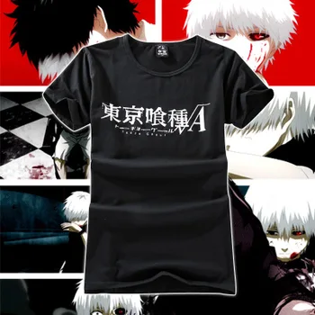 Alta Quallity Japonês de Tóquio Ghoul kaneki ken Periphera T-shirt Homem Cosplay Traje de Tóquio Ghoul T-shirt