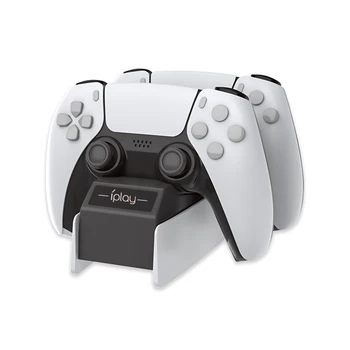 para PS5 Console Estação de Carregamento Gamepad Titular da Base de dados de Acessórios para Playstation 5 DualSense de Controlador Duplo de Carregamento Doca