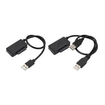 Portátil USB para SATA Adaptador de Cabo Sata De 2,5 Polegadas disco rígido Externo disco Rígido SSD Adaptador de 27cm a 30cm de Fio de Acessórios do Portátil