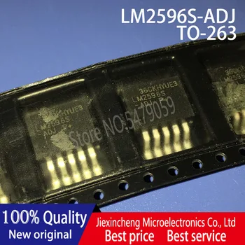 10PCS LM2596S-ADJ LM2596S TO263 Novo original