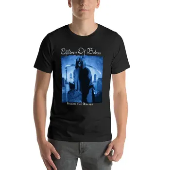 Children Of Bodom Siga O Reaper Oversize Camiseta de Verão Roupa masculina de Manga Curta Streetwear Grande Tamanho Superior Tee