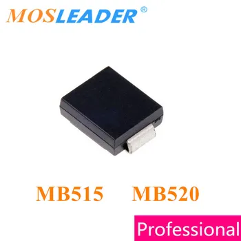 Mosleader MB515 MB520 SMC 500PCS 3000PCS DO214AB 150V 200V 5A Schottky de Alta qualidade