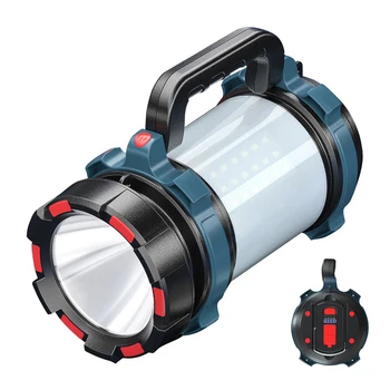 Portátil de Alta Potência Lanterna LED de Carregamento USB Cinto de Saída de Emergência Acampamento ao ar livre Holofote Impermeável Holofotes Lado do Ligh