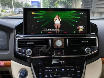 Android GPS Tela de Toque do rádio do Carro Para Toyota Land Cruiser LC200 2016 2017 2018 2019 2020 GPS do Carro do Leitor Multimédia Estéreo