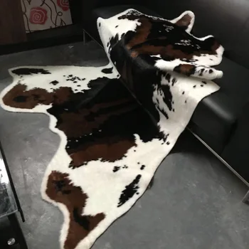 Casa da vaca tapete imitação todo o couro mat cadeira 