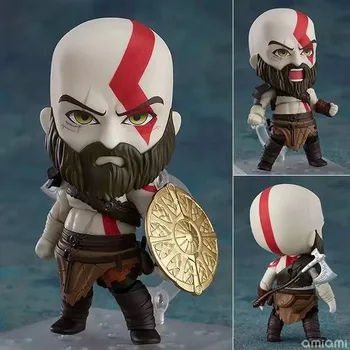 Deus da Guerra jogo periphera Espírito de Spartal Kratos 10cm Q versão do modelo Figura ornamentos coleção brinquedo para menino de presente de natal