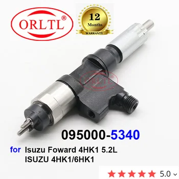 ORLTL 5340 Common Rail Diesel Injector 095000-5340 0950005340 Para Isuzu Foward 4HK1 5.2 L /ISUZU 4HK1/6HK1